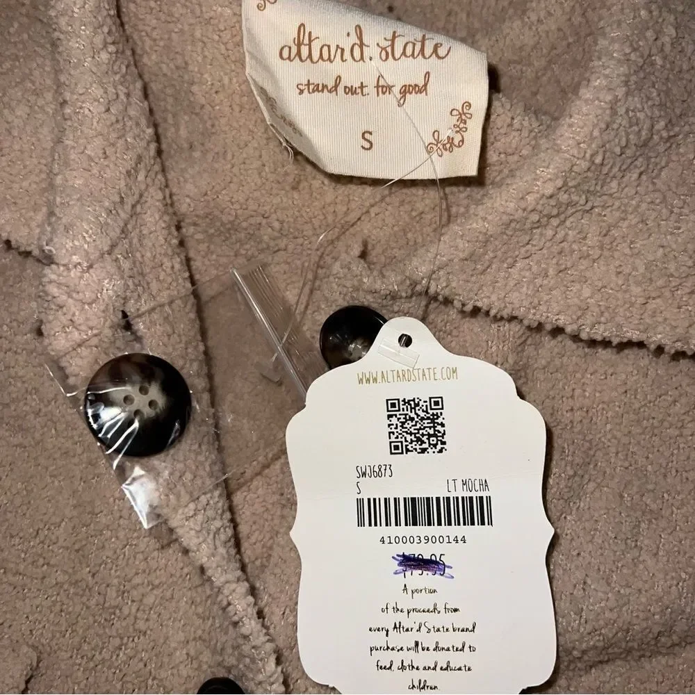 Beige Button-Up Jacket - Picture 2 of 6